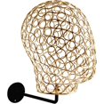 thumbnail image 1 of Wall Mounted Mannequin Head Hanger Hat Cap Display Model for Salon Home, Golden, 1 of 2