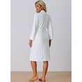 thumbnail image 3 of DARING DIVA Bath Robe Durable Luxury Spa Resort Hotel Bathrobe S White, 3 of 6