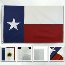3x5 Embroidered Texas Flag 210D