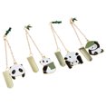 thumbnail image 2 of ColoMX 4 Uds. Marcapáginas de decoración de Panda, marcapáginas con Clip, Clips de página de libro, marcapáginas colgantes para estudiantes, 2 of 8