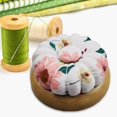 thumbnail image 6 of Tachiuwa Pumpkin Pin Cushion Crafting Supplies Sewing Pin Holder for Craft Embroidery A, 6 of 9