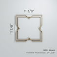 thumbnail image 3 of Ekena Millwork 11 3/8"W x 11 3/8"H x 1/4"T Small Fleming Decorative Fretwork Wood Wall Panels, Cherry, 3 of 18