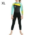 thumbnail image 2 of Niños con traje de baño con cuello redondo traje de baño de una pieza Traje de baño elástico para niñas Nylon Surfing Ropa Traje de baño para nadar Buceo Verde XL sidaley OD003305-09, 2 of 7
