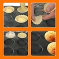 thumbnail image 3 of Silicone Bun Bread Round Shape Bread Tray Perforated Bakery Molds, 3 of 8