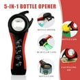 thumbnail image 5 of Jar Opener for Weak Hands, Seniors with Arthritis, 5 in 1 Multi Function Bottle Opener Lid Opener For Arthritic Hands with Non Slip Rubber Jar opener Gripper Pad,Red, 5 of 7