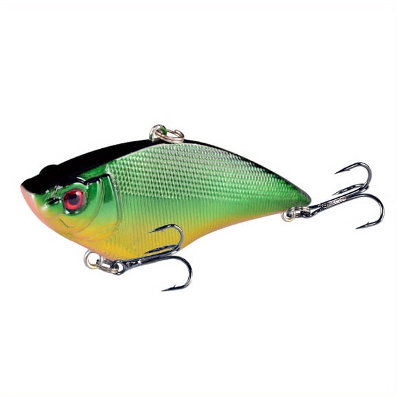 2PC Premium VIB Hard Bait Fishing Lure - 7cm/2.76in, 16g Sinking Crankbait with Rattle for Bass & Pike - Durable ABS Material