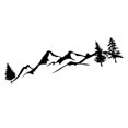 thumbnail image 2 of Removable PVC Car Stickers Car Exterior Decoration For Automobiles 100.8X20.4X0.5CM Easy To Stick 1Pcs, 2 of 3