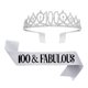 thumbnail image 1 of Diadema para el pelo con banda y corona para mujer, regalo de cumpleaños número 100 para celebración número 100, multicolor, 1 of 5