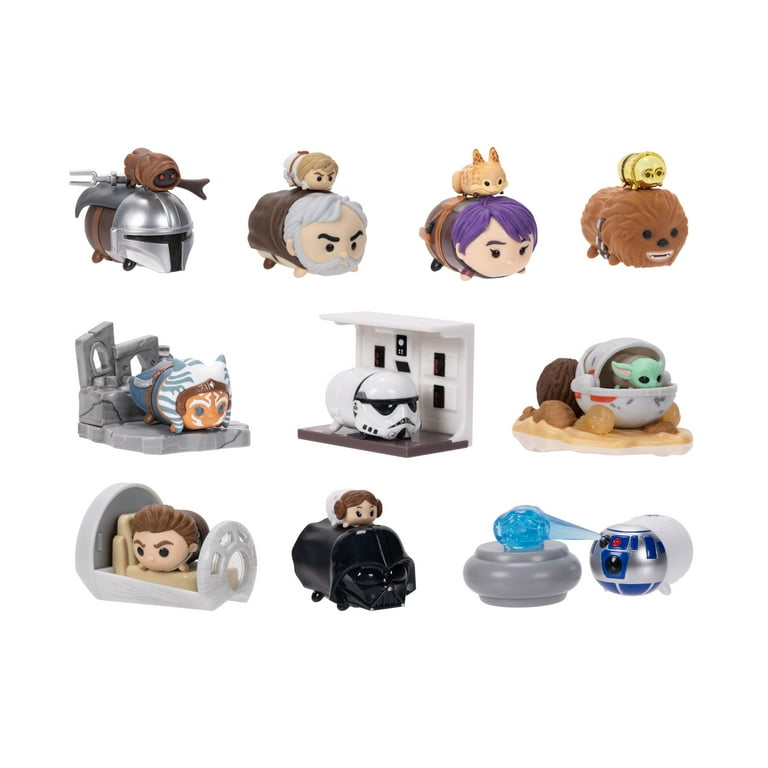 Disney Star Wars Tsum Tsum Blind Pack Figures Set with 10 Mystery