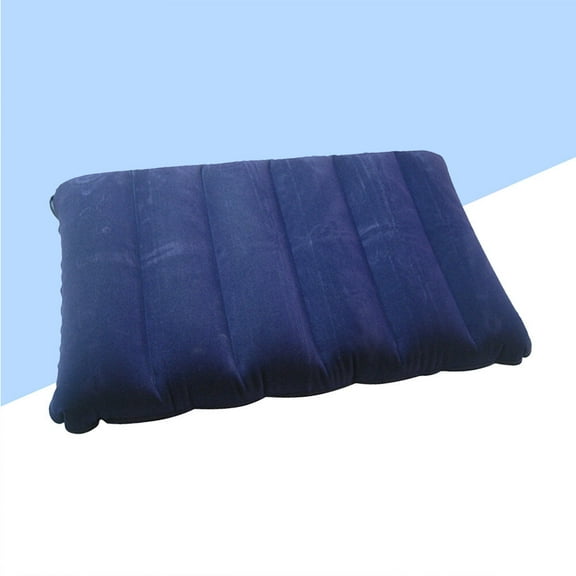 HINTRMENT Inflatable Air Pillows 1Pcs for Outdoor Travel and Camping Blue PVC