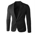 thumbnail image 3 of Ropa de hombre Traje pequeño de corte entallado para hombre Traje pequeño informal para hombre Chaqueta de moda para hombre, 3 of 4