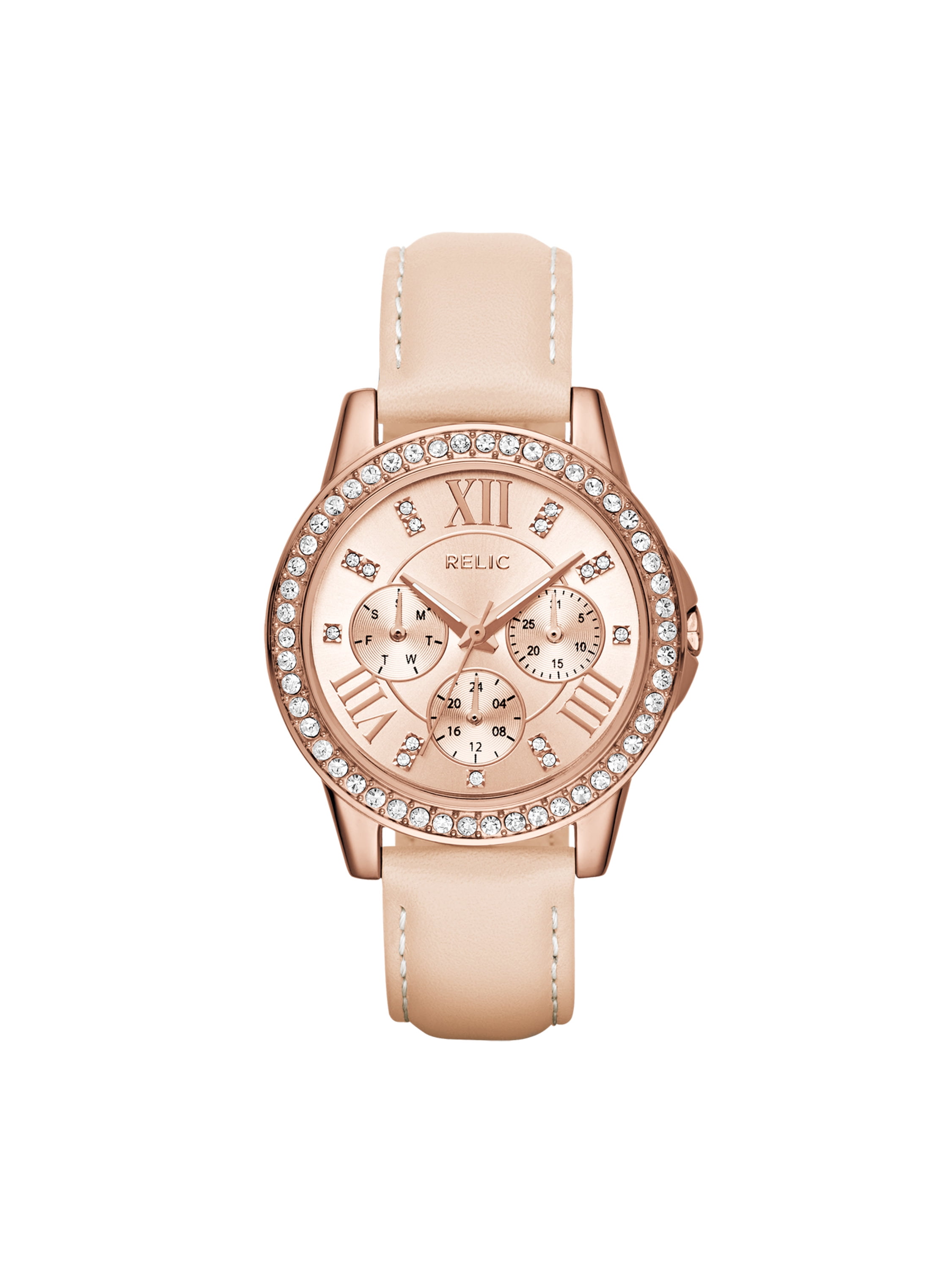 relic rose gold watch