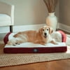 Serta XL Luxury Sleeper Sofa Pet Bed, 43" x 30", Burgundy