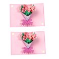 thumbnail image 4 of Worgeous  2 Pcs Wedding Anniversary Card Carnation Greeting Special Occasion Cards Mother, 4 of 8