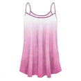thumbnail image 4 of qucoqpe Summer Plus Size Tank Tops for Women Boho Tie Dye Loose Cami Spaghetti Strap Tunic Blouses, 4 of 5
