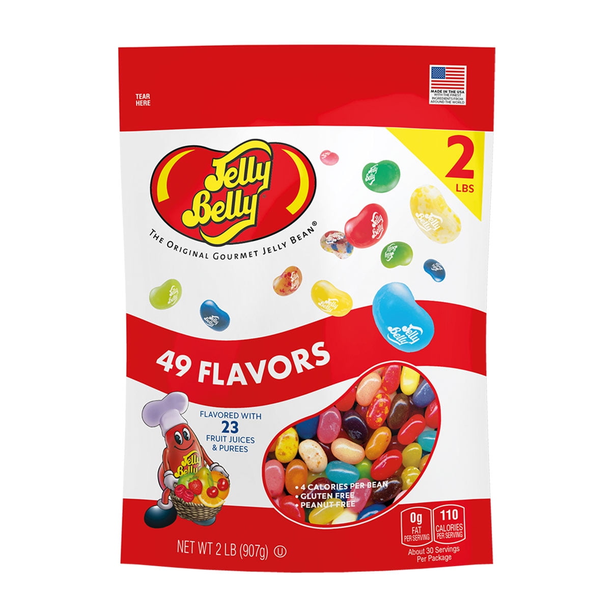 Jelly Belly Jelly Bean Multiple Flavors Bean Bag 32 oz