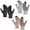 Black&White&Khaki, variant on 3 Pairs Warm Touch Screen Gloves, Soft Knit Lining Winter Gloves for Men & Women