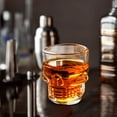 thumbnail image 5 of Cheapark Halloween Skull Glass Tumbler Set 4-Piece 14oz Whiskey Drinking Cups For Themed Party Barware Beverage Service, 5 of 7