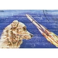 thumbnail image 3 of Marmont Hill - "Dog Watches Takeoff" Painting Print on White Wood, 3 of 5