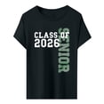 thumbnail image 3 of MEICHEN Graduation Gifts for Her: Class Of 2026 Senior 26 High School Graduation T Shirt Womens Spring Summer Tops, 3 of 3