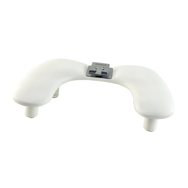 MERIGLARE Repose-Bras pour Ongles Coussin de Main Portable Outils de Salon de Manucure Élégant Support de Main Doux Blanc