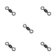 thumbnail image 1 of Wosthever 100 piezas giratorias de pesca protección Flexible barril giratorio conector de protección aparejos accesorio Snap parte 3 # Type2 NO2, 1 of 6