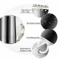thumbnail image 6 of Black White Waterproof Fabric Shower Curtain,Gradient Gray Monochrome Minimalist Stripe Waterproof Fabric Shower Curtain for Bathroom Curtains Bathtubs Shower Curtains with 12 Hooks Long 72x78in, 6 of 8
