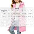thumbnail image 3 of BLVB Boys Girls Long Hooded Puffer Vest Winter Warm Zip up Padded Coat Teen Kids Thick Jacket with Pockets(Pink,12-13 Years), 3 of 9