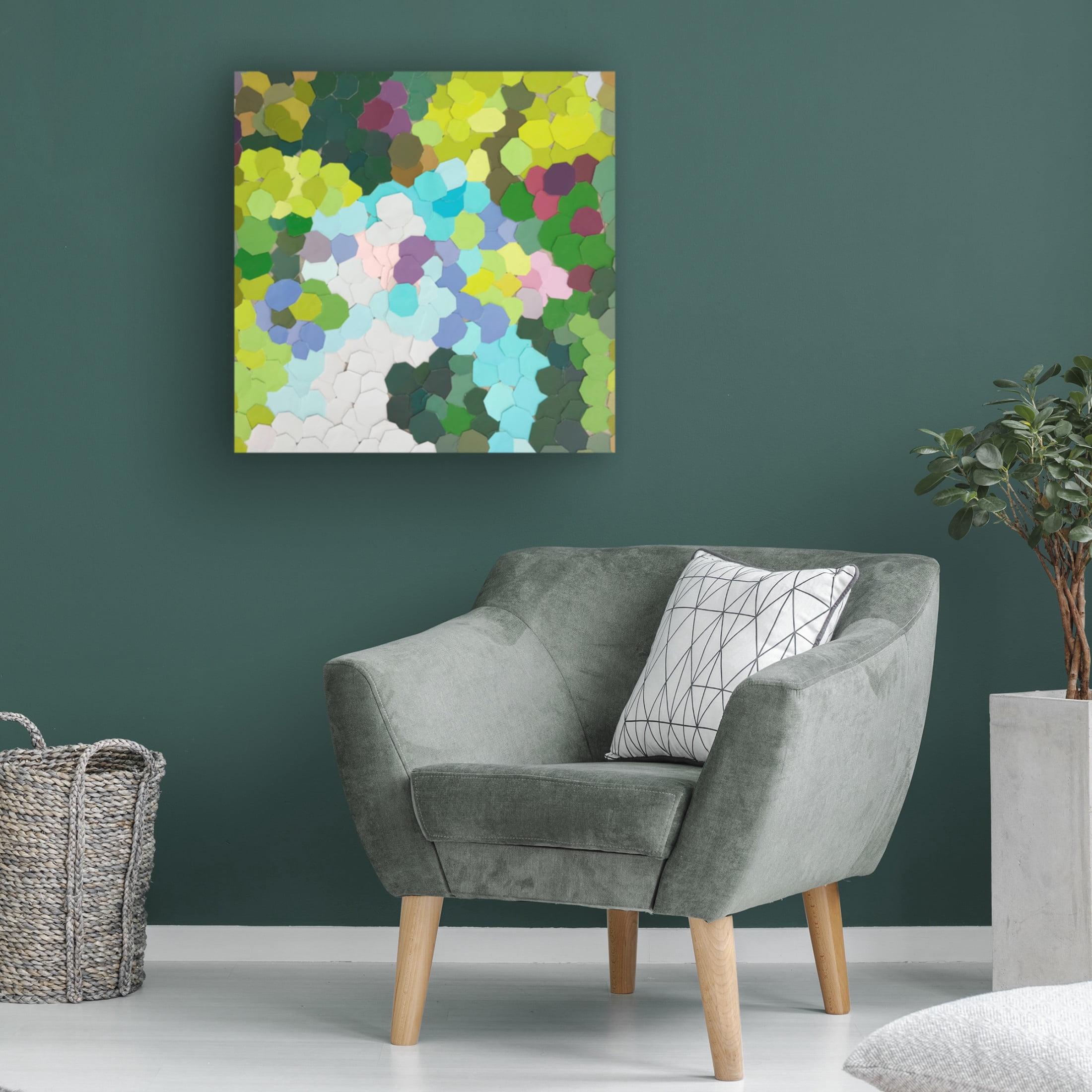 Canvas Wall Art - Coco Good 'Fruit Orchards Kona Hawaii I' Wall Art for Living Room, Bedroom, or Office Décor by Trademark Fine Art - 24 x 24 Inches