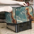 thumbnail image 5 of Cauagu Starry Sky Cloud Fox for 4 Slice Toaster Cover (11.4''×7.9''×7.5'') Bread Machine Cover Toaster Protector Kitchen Appliance Dust Cover, 5 of 7
