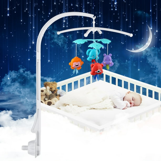Baby Crib Mobile Bed Bell Holder Toy Decoration Hanging Arm