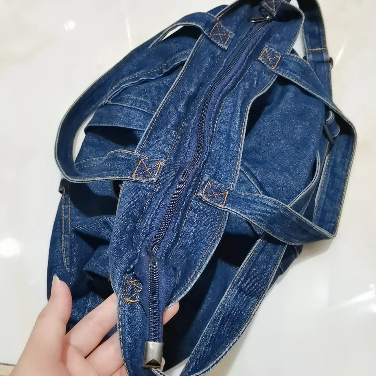 PIKADINGNIS Denim Shoulder Bags for Women Casual Jeans