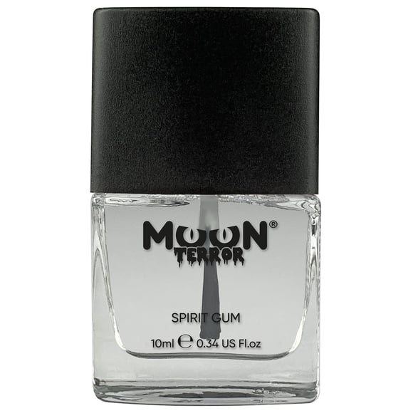Moon Terror - Pro FX Spirit Gum - 0.47fl oz - SFX Maquillaje para Halloween Pegamento Adhesivo Fix Pegamento corporal para prótesis Joyas con purpurina Cabello Pelucas Efectos especiales Maquillaje