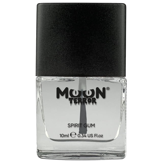Moon Terror - Pro FX Spirit Gum - 0.47fl oz - SFX Maquillaje para Halloween Pegamento Adhesivo Fix Pegamento corporal para prótesis Joyas con purpurina Cabello Pelucas Efectos especiales Maquillaje