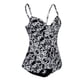 thumbnail image 1 of de de Talla Grande para Mujer Tankini Set Braguitas de Playa de Piezas - De encaje negro, 2XL L, 1 of 9
