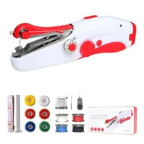 Handheld Sewing Machine, Mini Portable Electric Sewing Machine for Adult, Fast Stitch Suitable for Fabrics, Clothes, DIY Home Travel