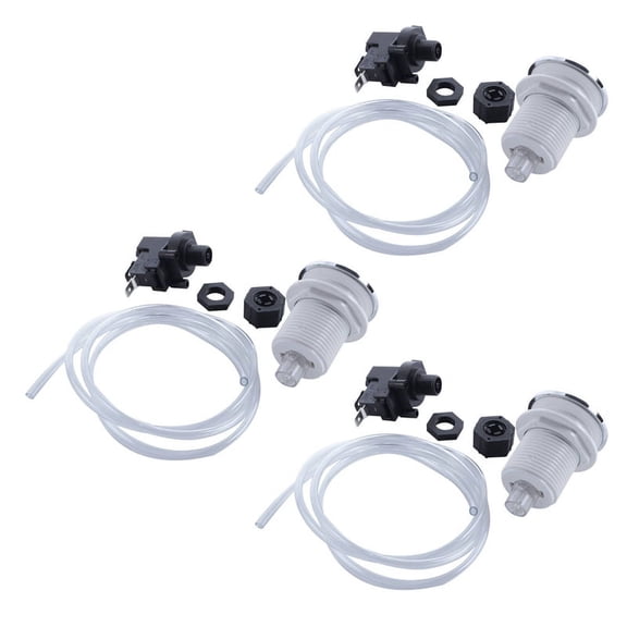 3X 16A on Push Button Switch Jetted Jet for Bath Tub Spa Garbage