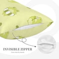 thumbnail image 5 of Fotbe Cute Frog3 Pillow Cases - Envelope Closure - Luxury, Extra Soft, Cooling Pillow Covers - Wrinkle, Fade, Stain Resistant-14"x20", 5 of 9