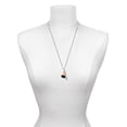 thumbnail image 3 of Delight Jewelry Resin Chocolate Cupcake with Pink Frosting Silvertone Best Friends Forever Bar Charm Necklace, 23", 3 of 4
