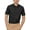 Black, variant on Men's Basic Urban Slim Fit Short Sleeve Dress Shirts