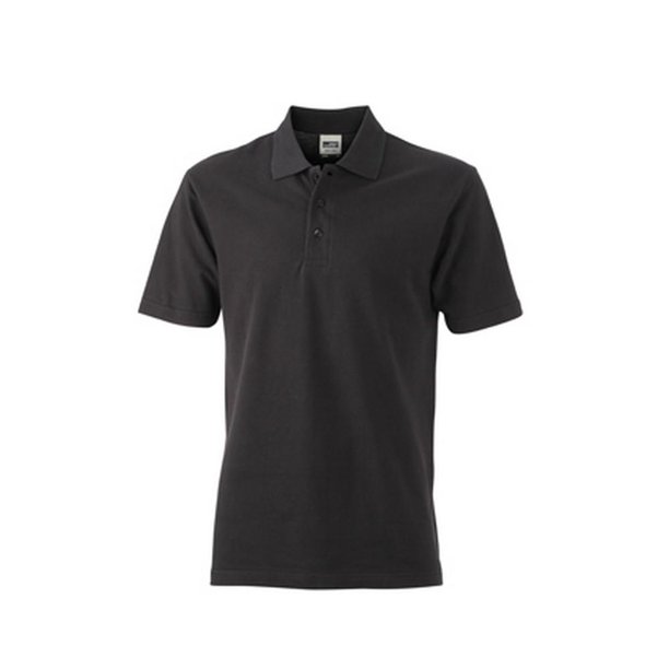 James and Nicholson - Polo Basic para Adultos Unisex (Negro)