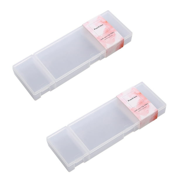 Fiudx Estuche para Lápices de Color Macarrón, Juego de Papelería Creativa, Diseño de Gran Capacidad, Apilable para Ahorrar Espacio, Organizador de Escritorio Ordenado, Material Pp Duradero, Paquete d