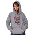 thumbnail image 3 of Thief Stole My Heart Valentines Day Hoodie Sweatshirt Women Brisco Brands S, 3 of 6