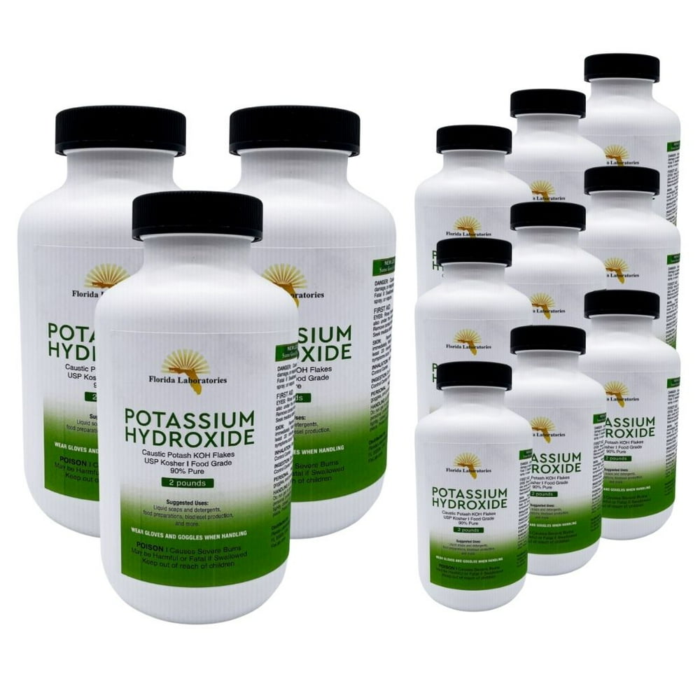 Potassium Hydroxide (KOH),90 pure, Caustic Potash, Organic Soap making