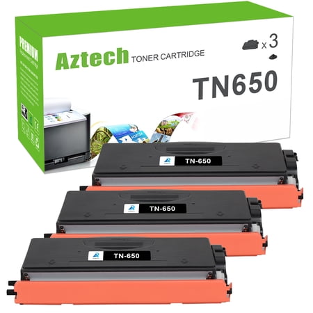 AAZTECH 3-Pack Compatible Toner Cartridge for Brother TN-650 HL-5440D 5450DN 5450DNT 6180DW 6180DWT 5470DW 5470DWT (Black) price history on PriceWatchPro