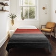 thumbnail image 4 of Red Gray Black Tapestry for Bedroom Wall Hanging Tapestry, Vintage Country Gradient Wooden Grain Ceiling Backdrop Tapestries Poster Blanket Wall Decor for Teens Room Living Room Dorm 59" x 79", 4 of 8