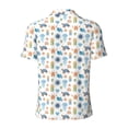 thumbnail image 4 of Rocae Undersea Animals for Men's Short Sleeve Polo Shirt, Quick Drying Performance Moisture Wicking Sports Men's Golf Shirt 4X-Large, 4 of 9