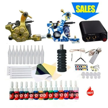 Lism Tatuaje Machine Kit with Power Supply Professional Permanent Makeup Supplies Inks for Artists and Beginners