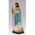 thumbnail image 3 of Good Shepherd Jesus Christ Lord Catholic Religious Gifts Resin Colored 8 Inch Statue Figurine Decoration, 3 of 8