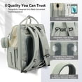 thumbnail image 4 of Baby Diaper Bag Backpack, Large Baby Bag with Bottle Holder, Stylish Diaper Backpacks for Travel, 4 of 7